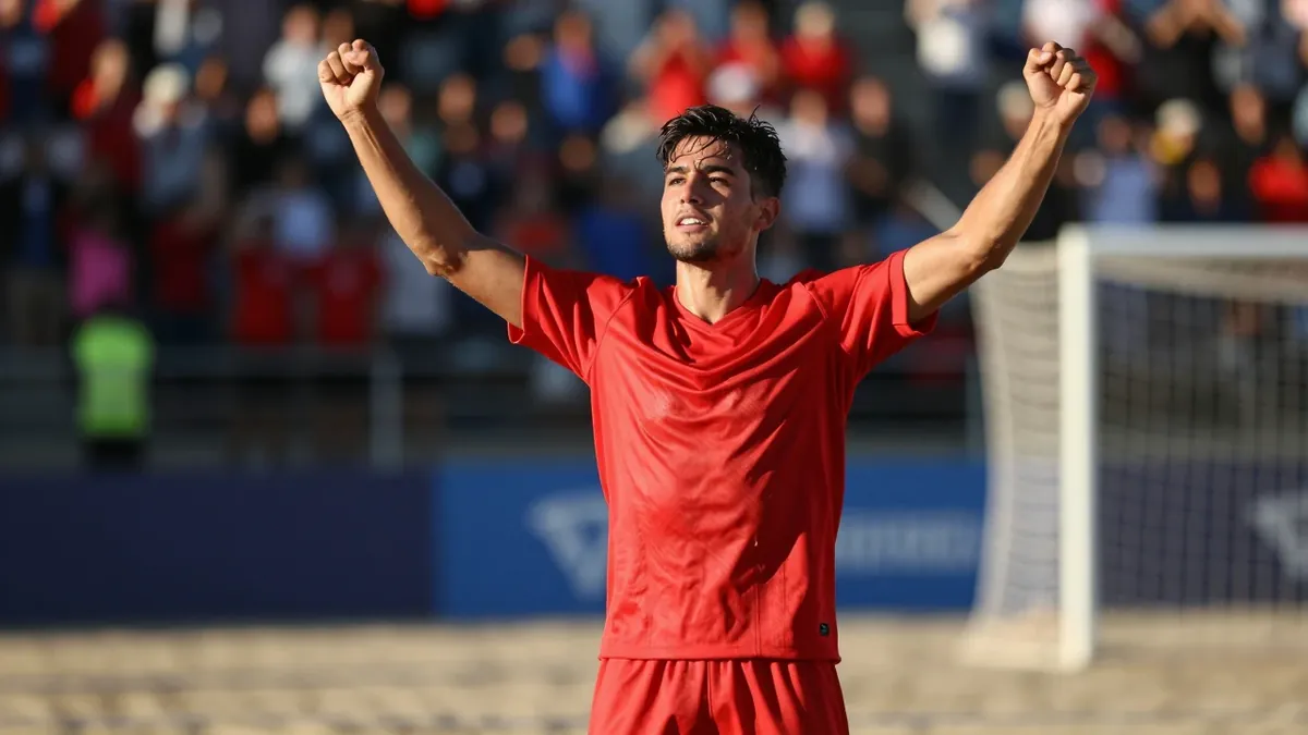 The Paraguay U20 beach soccer team defeated Brazil 5-0 in the final to retain their CONMEBOL championship, with Thiago...